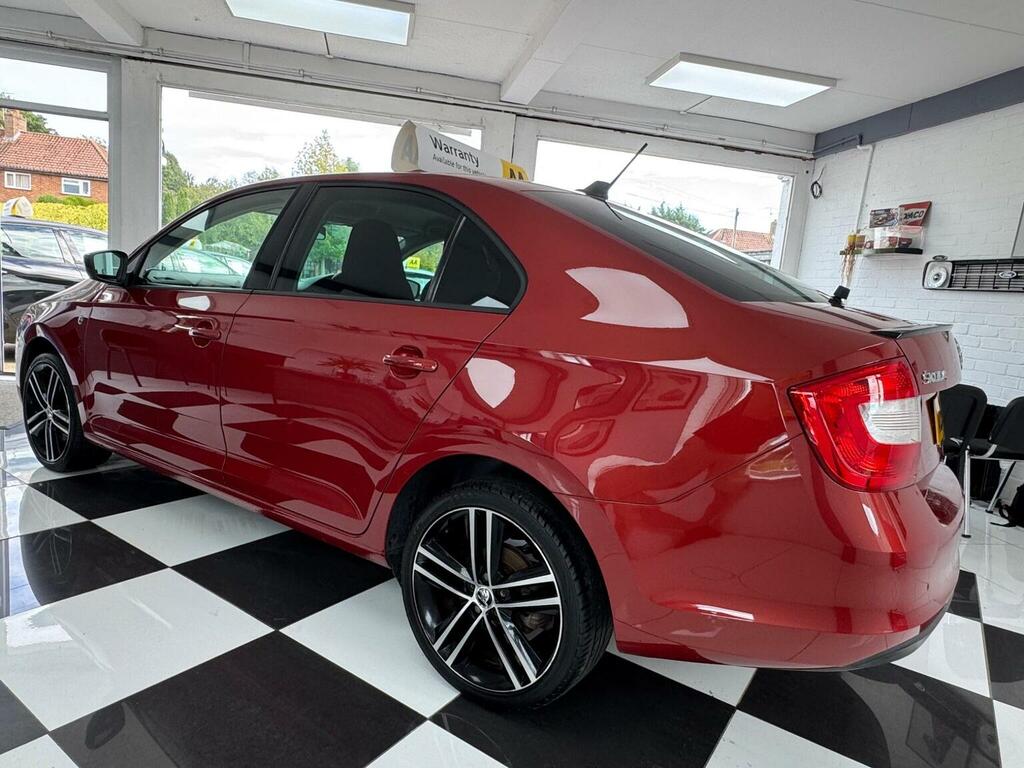 Skoda Rapid 1.2 Tsi Black Edition Euro 5 Red #4