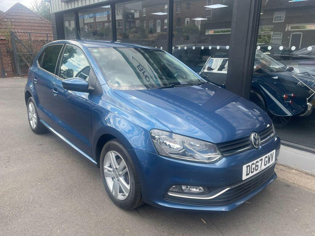 Volkswagen Polo Hatchback 1.0 Match Edition Euro 6 Ss 2017 Blue