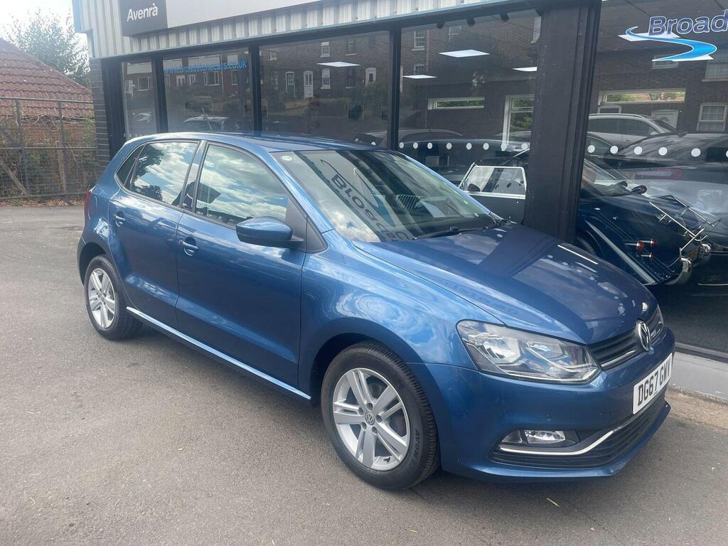 Volkswagen Polo Hatchback 1.0 Match Edition Euro 6 Ss 2017 Blue #3