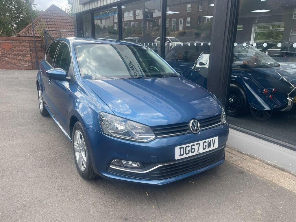 Volkswagen Polo Hatchback 1.0 Match Edition Euro 6 Ss 2017 Blue #4