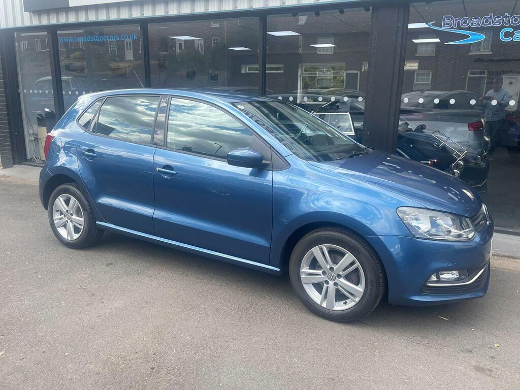 Volkswagen Polo Hatchback 1.0 Match Edition Euro 6 Ss 2017 Blue #5