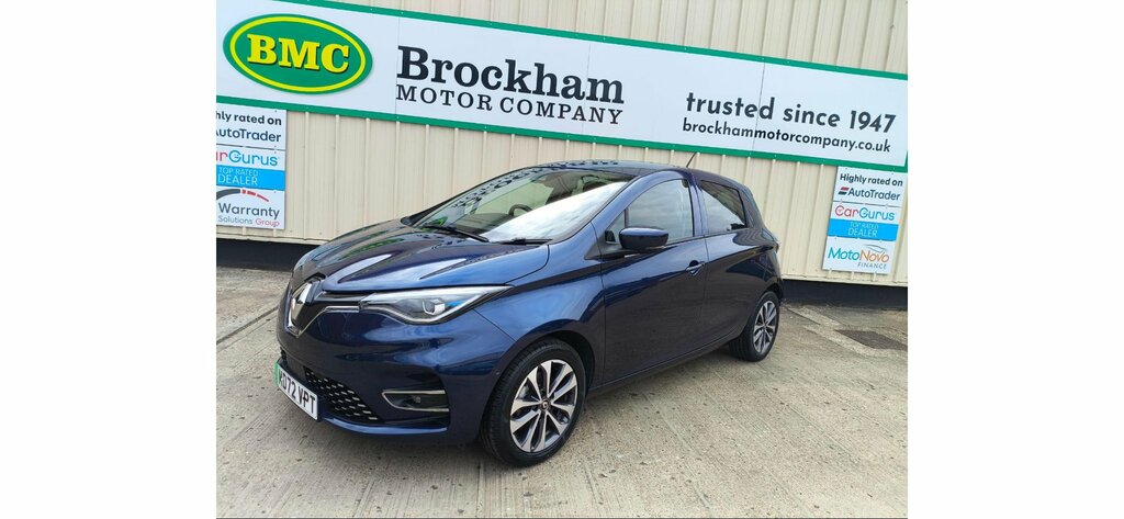 Renault Zoe R135 Ev50 52Kwh Gt Line Blue