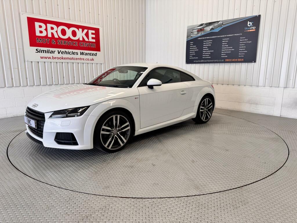 Audi TT 1.8 Tfsi S Line Euro 6 Ss White #4