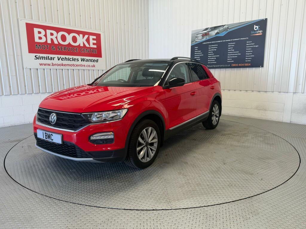 Volkswagen T-Roc 1.5 Tsi Evo Design Euro 6 Ss Red #5