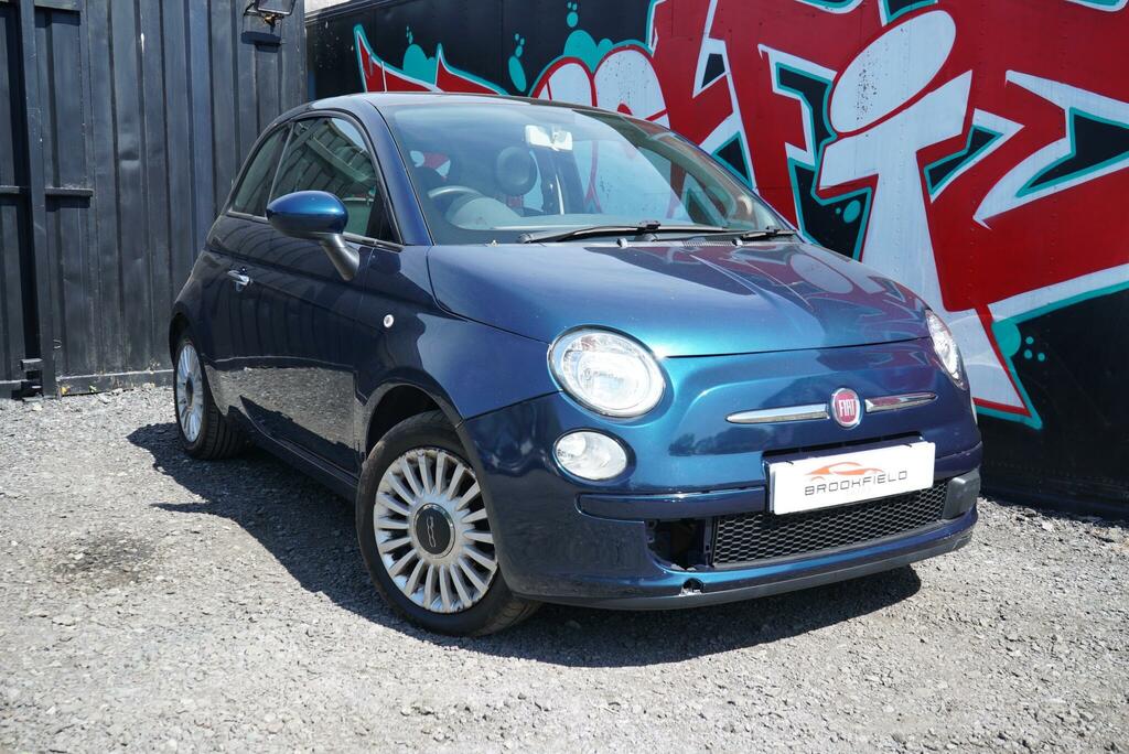 Fiat 500 1.2 Lounge Hatchback Euro 4 69 Blue #2