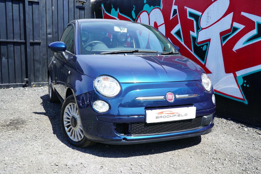 Fiat 500 1.2 Lounge Hatchback Euro 4 69 Blue #3