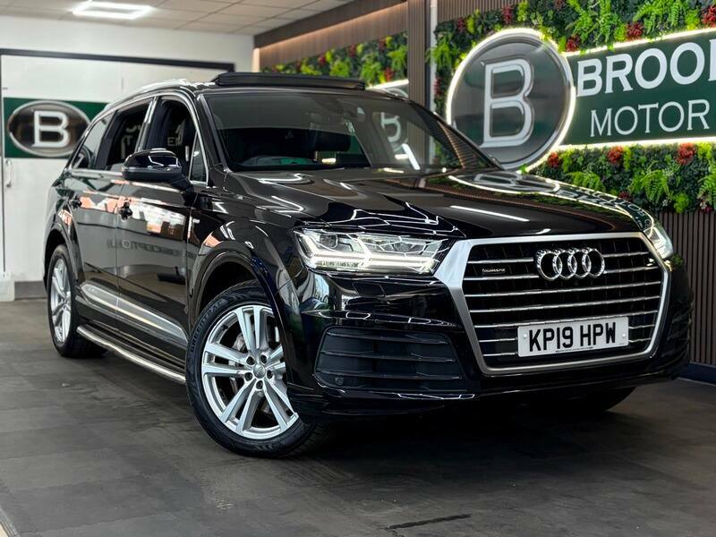 Audi Q7 3.0 Tdi Quattro S Line 5X Services, Sat Nav, 7 Se Black