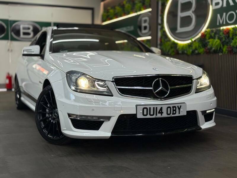 Mercedes-Benz C Class C63 Amg 8X Services Huge Spec OU14OBY White #2