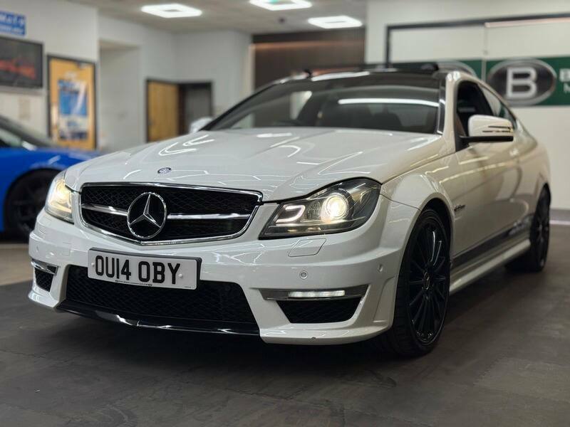 Mercedes-Benz C Class C63 Amg 8X Services Huge Spec OU14OBY White #5