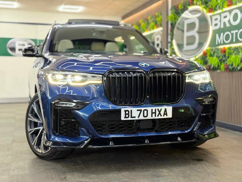 BMW X7 M50d 4X Services Huge Spec Blue #2
