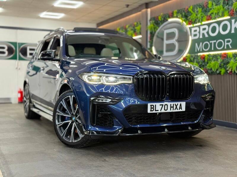 BMW X7 M50d 4X Services Huge Spec Blue