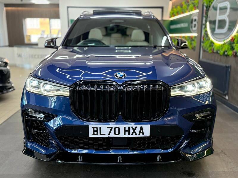 BMW X7 M50d 4X Services Huge Spec Blue #5