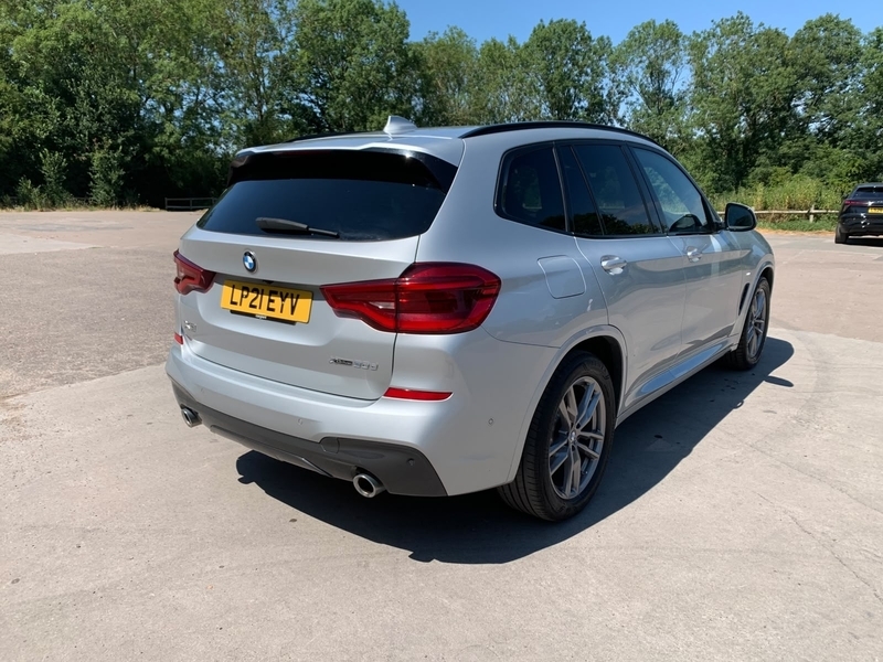 BMW X3 Xdrive20d M Sport Silver #3