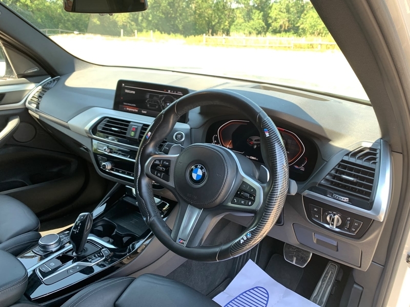 BMW X3 Xdrive20d M Sport Silver #4