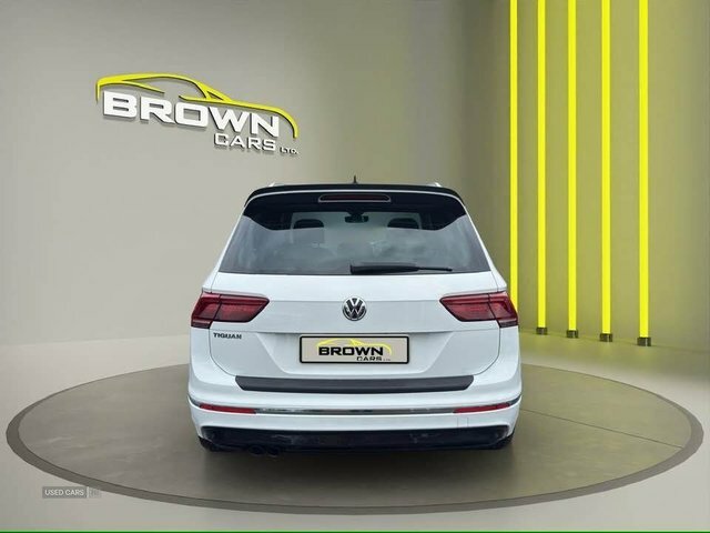 Volkswagen Tiguan 2.0 Tdi R-line Suv White #4