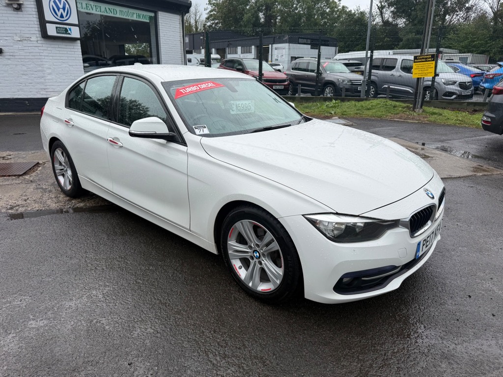 BMW 3 Series 320D Efficientdynamics Sport PE17KFA White #2