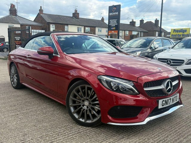 Mercedes-Benz C Class 2.1 C250d Amg Line Premium Plus Cabriolet G-tron Red