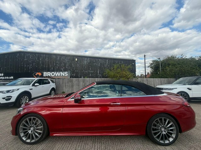 Mercedes-Benz C Class 2.1 C250d Amg Line Premium Plus Cabriolet G-tron Red #5