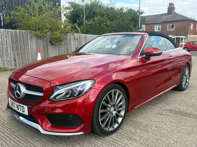 Mercedes-Benz C Class 2.1 C250d Amg Line Premium Plus Cabriolet G-tron Red #6