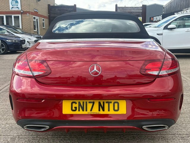 Mercedes-Benz C Class 2.1 C250d Amg Line Premium Plus Cabriolet G-tron Red #4