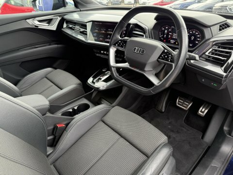 Audi Q4 E Tron 40 S Line Blue #2