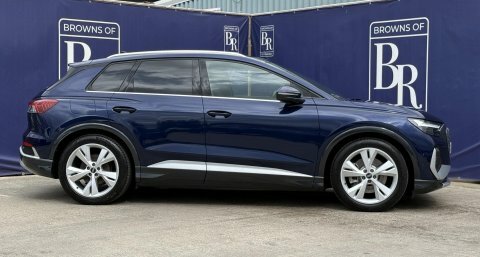 Audi Q4 E Tron 40 S Line Blue #3