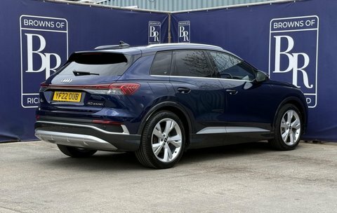 Audi Q4 E Tron 40 S Line Blue #4