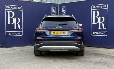 Audi Q4 E Tron 40 S Line Blue #5