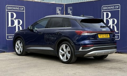 Audi Q4 E Tron 40 S Line Blue #6