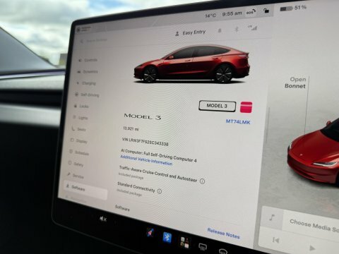 Tesla Model 3 4dr Electric Auto Rwd White #34