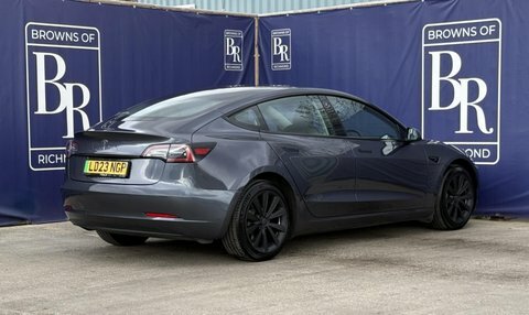 Tesla Model 3 Saloon 4dr Electric Grey #4
