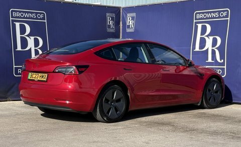 Tesla Model 3 Saloon 4dr Electric Red #4