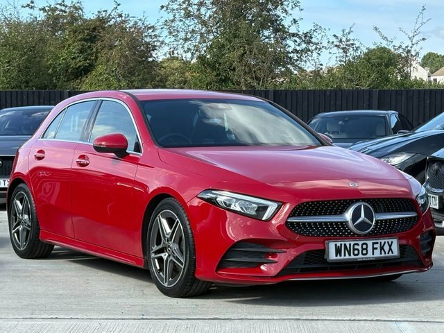 Mercedes-Benz A Class A200 Amg Line Hatchback WN68FKX Red