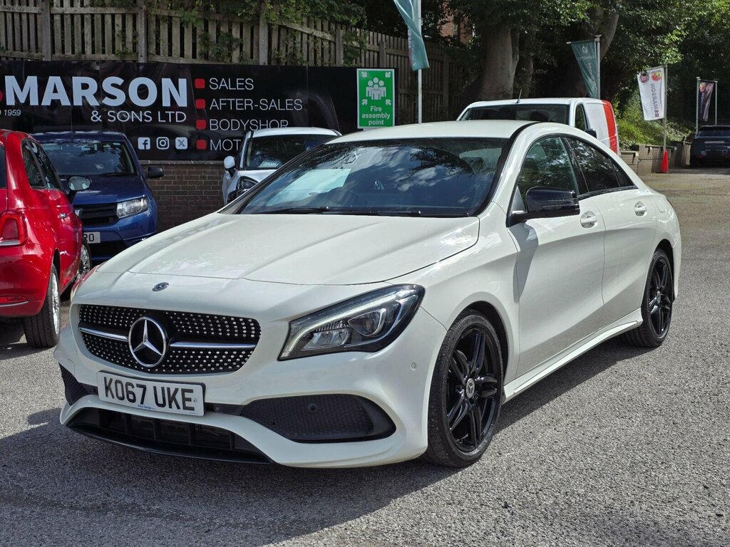 Mercedes-Benz CLA Class 1.6 Cla180 Amg Line Coupe Euro 6 Ss White #3