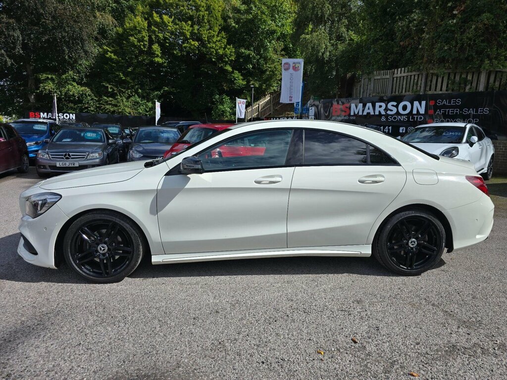 Mercedes-Benz CLA Class 1.6 Cla180 Amg Line Coupe Euro 6 Ss White #6