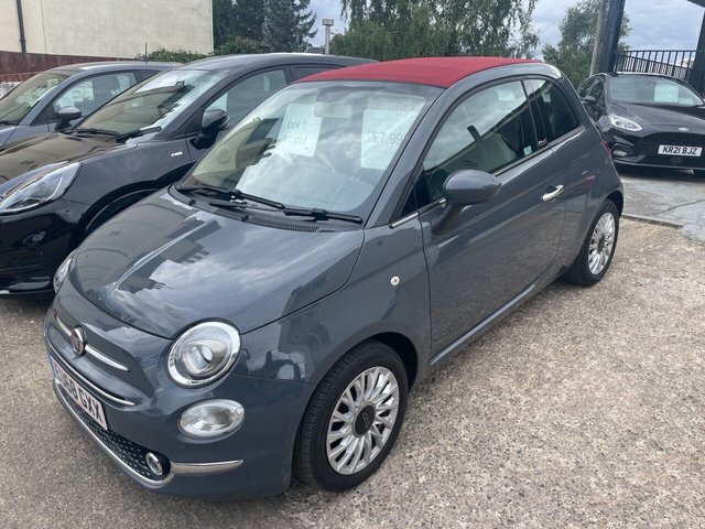 Fiat 500C 2018 1.2 Lounge Convertible Euro Grey
