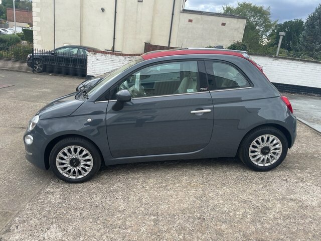 Fiat 500C 2018 1.2 Lounge Convertible Euro Grey #2