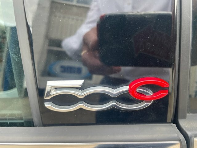 Fiat 500C C Mirror Red #15