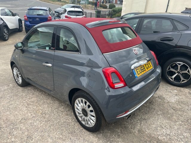 Fiat 500C 2018 1.2 Lounge Convertible Euro Grey #3