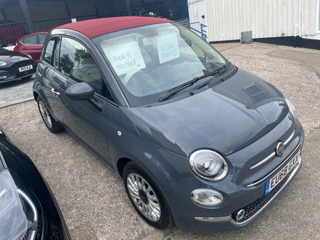 Fiat 500C 2018 1.2 Lounge Convertible Euro Grey #6