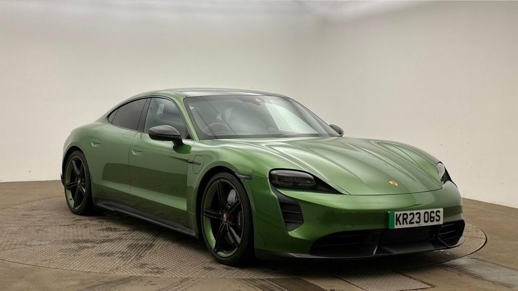 Porsche Taycan Saloon Green
