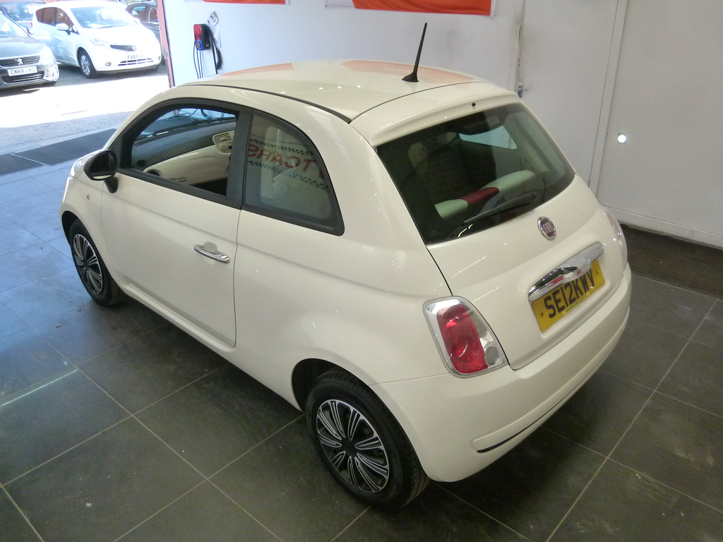 Fiat 500 0.9 Twinair Plus Dualogic White #22