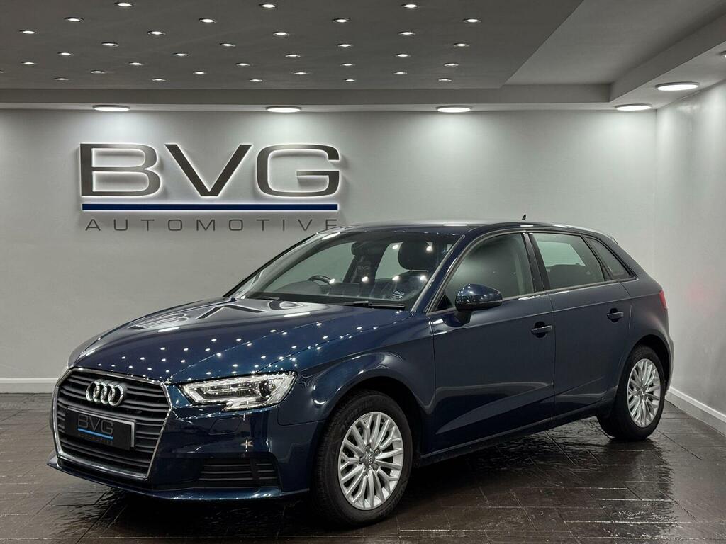 Audi A3 Hatchback 2.0 Tdi Se Technik Sportback S Tronic Au CP66WCT Blue #3
