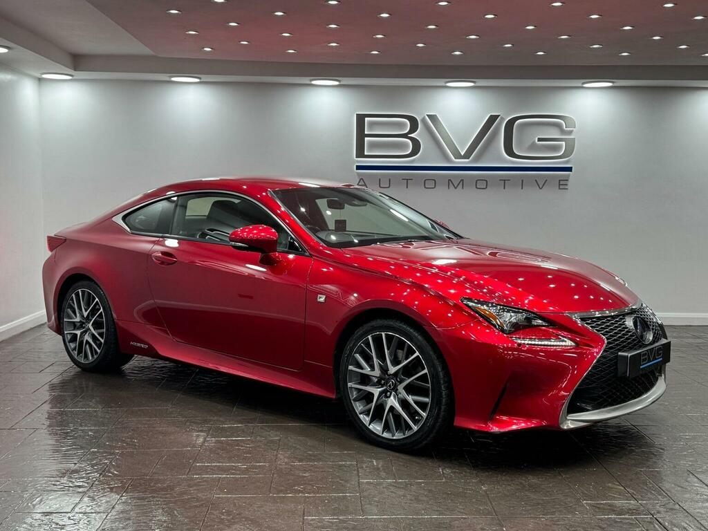 Lexus RC 300H F Sport Lss Plus Red #1