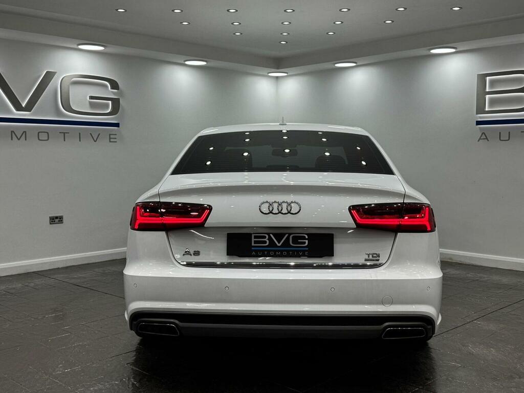 Audi A6 Saloon 2.0 Tdi Ultra S Line S Tronic Euro 6 Ss White #6