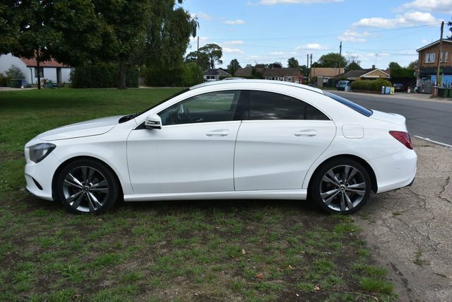 Mercedes-Benz CLA Class 1.6 Cla180 Sport Coupe Euro 6 S White #4