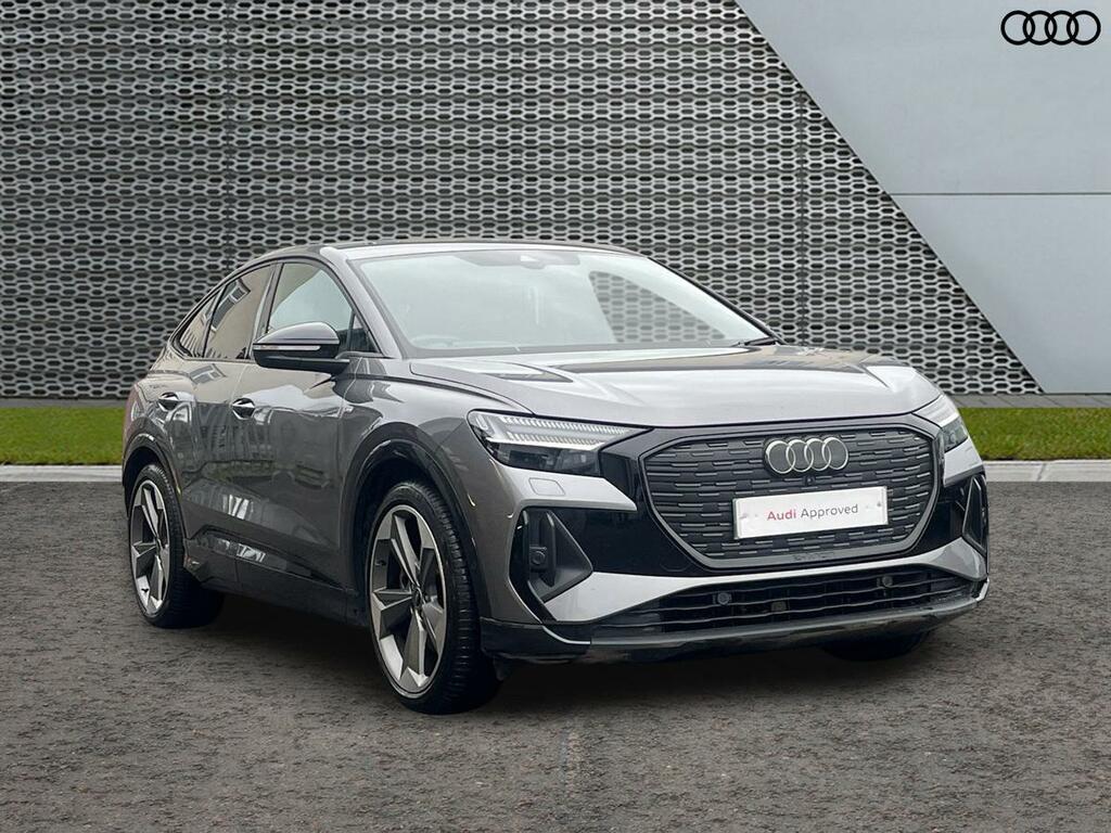 Audi Q4 E Tron 45 Black Edition Sportback 82Kwh Grey