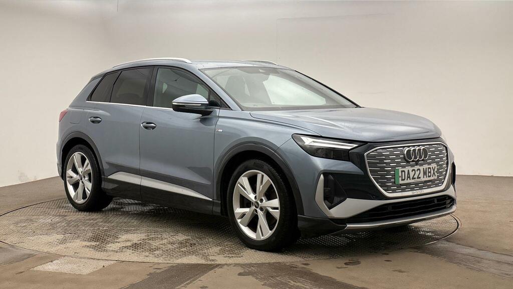 Audi Q4 E Tron S Line 40 15000 Kw Blue
