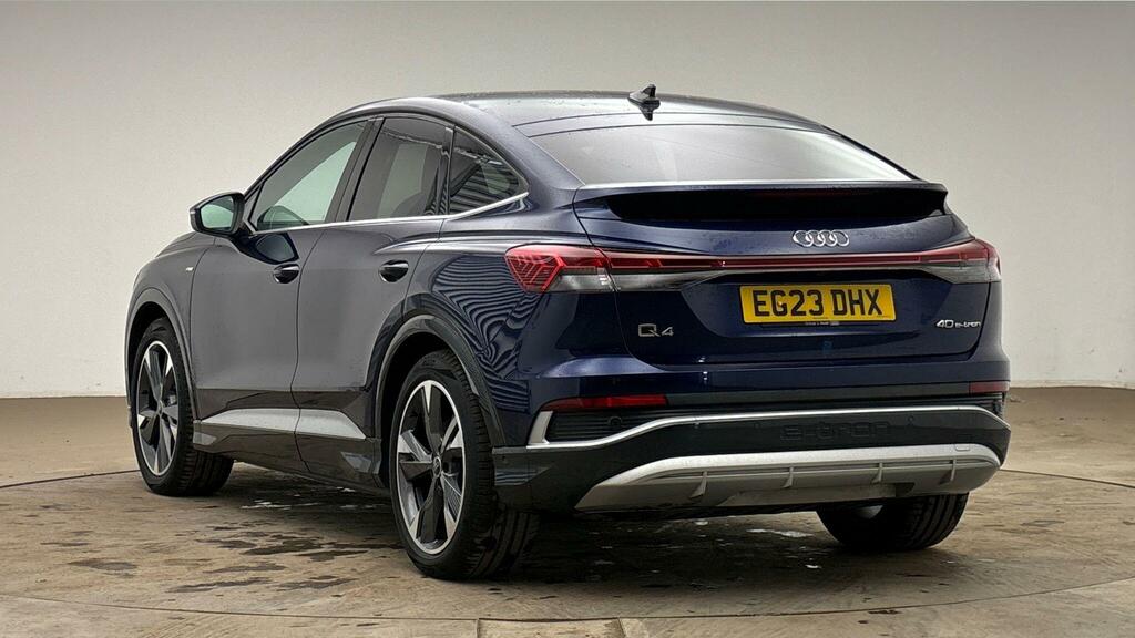 Audi Q4 E Tron 40 S Line Sportback 82Kwh 204 P Blue #2