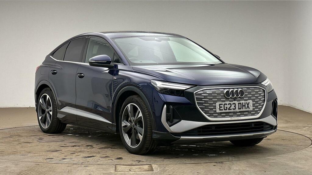 Audi Q4 E Tron 40 S Line Sportback 82Kwh 204 P Blue